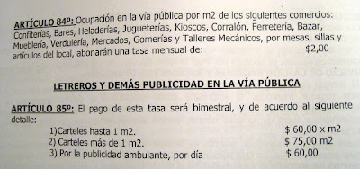 Más sobre la Ordenanza Impositiva.-