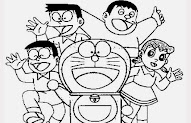 20+ Gambar Mewarnai Doraemon Lucu, Koleksi Terkini!