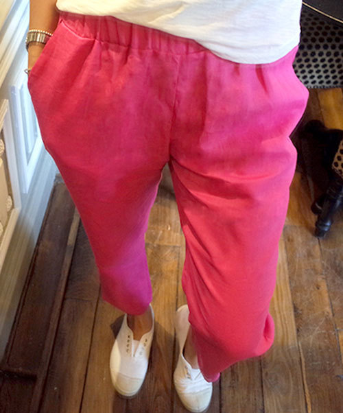 Colored Drawstring Jodhphur Pants