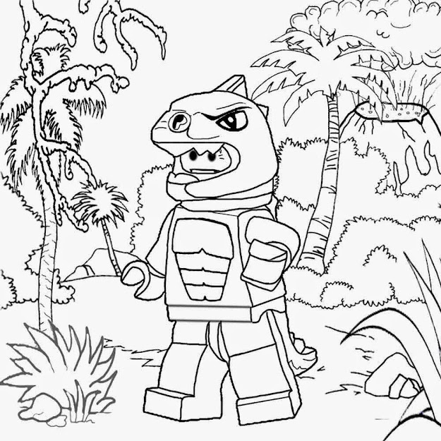 Lego Minifigures Coloring Pages Archives Free For