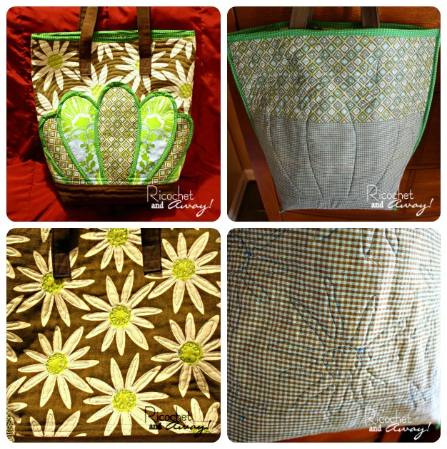 Here's some picks of the quilting on my totes. Click on the pics to ...