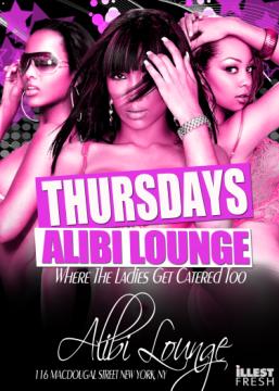 THURSDAYS @ ALIBI LOUNGE