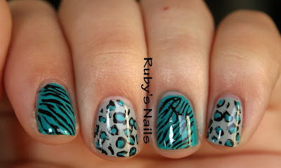 decoracion-uñas-animal-print