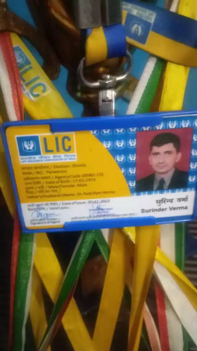 16 Trophy of LIC Agent Surinder Verma Received from LIC