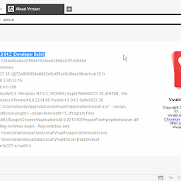 Llega la primera versión en desarrollo de Vivaldi —> 1.0.94.2