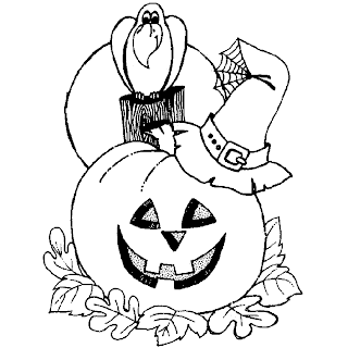 Halloween Pumpkins for Coloring, part 1