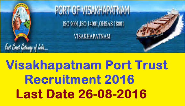 Visakhapatnam Port Trust Recruitment 2016|Visakhapatnam Port Trust invites application for the post of Senior Medical Officer (Orthopaedics) By direct recruitment| Apply before 26 August 2016|Recruitment Notification for Senior Medical Officer (Orthopaedics) in Visakhapatnam Port Trust2016/08/visakhapatnam-port-trust-recruitment-2016-senior-medical-officer.html