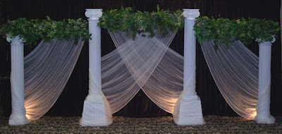 unique wedding arch