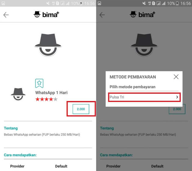 Cara Beli Paket Chat WhatsApp Tri Terbaru 2020