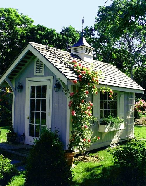 lady anne's cottage: more charming garden sheds...