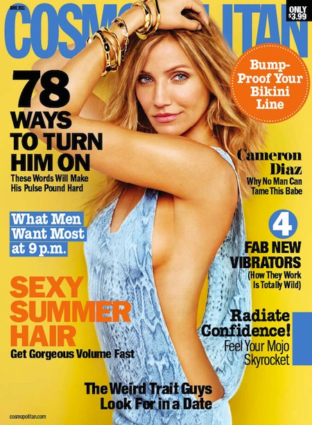 cameron diaz cosmo cover 2011. Cameron Diaz for Cosmopolitan