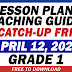 GRADE 1 TEACHING GUIDE FOR CATCH-UP FRIDAYS (APRIL 12, 2024) FREE DOWNLOAD