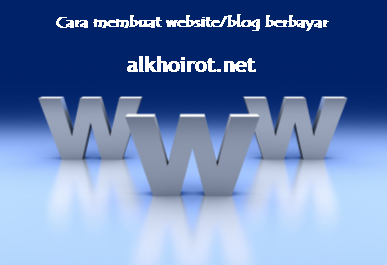 Cara Buat blog/Website Domain Hosting Berbayar