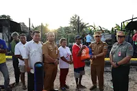 Pj. Wali Kota Meninjau Langsung Kebakaran di Kelurahan Kampung Satu Skip RT. 16