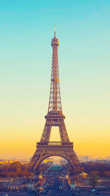 Torre Eiffel Entardecer Paris France HD