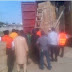 Oyo Police Impound Truck Conveying Ballot Boxes