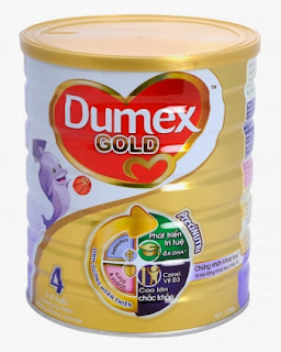 Sữa Dumex dành cho trẻ