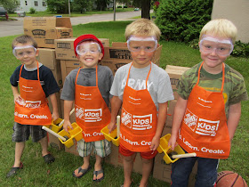 Construction Worker birthday party with several construction worker-themed games and decoration ideas {The Unlikely Homeschool}