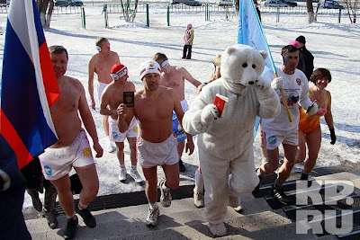 Russian ice-swimming club comes to vote