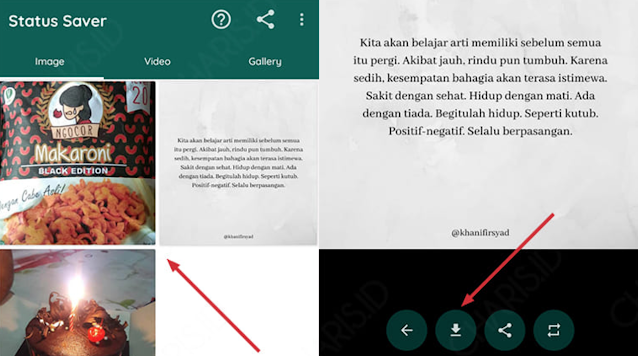 3# Cara Download Status Whatsapp Orang Lain