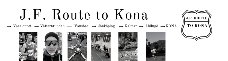 J.F. Route to Kona