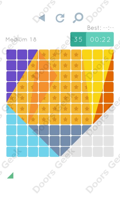 Cheats, Walkthrough for Blocks and Shapes Medium Level 18