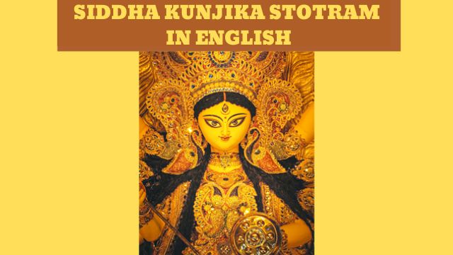 Siddha Kunjika Stotram In English