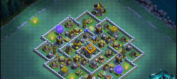 New Builder Hall 9 Base design 2021 with Copy link - Clash of Clans