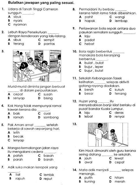 Marilah Belajar Bahasa Malaysia: Latihan