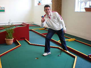 The Green Indoor Mini Golf course in Hither Green, London