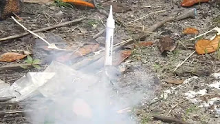 Cara membuat petasan roket dari korek api kayu