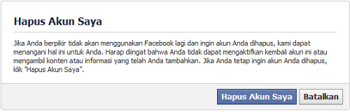 Akun DL FB 1 Cara Hapus Permanen Account Facebook