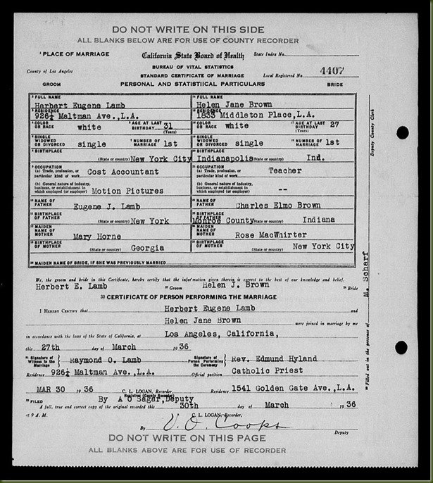 Herbert-Eugene-Lamb-and-Helen-Jane-Brown-marriage,-p2