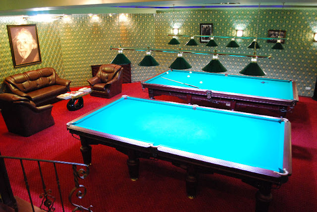 Billiard room in the house