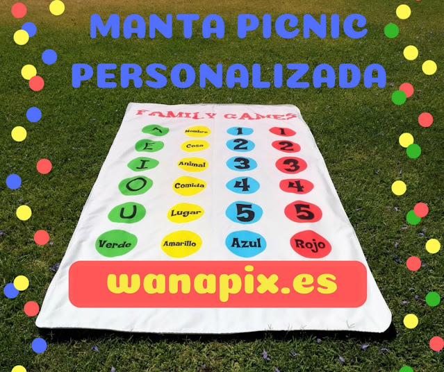 Manta picnic personalizada WANAPIX