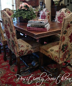 A french country dining table.