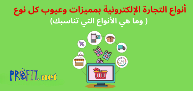 أنواع التجارة الإلكترونية بمميزات وعيوب كل نوع ( وما هي الأنواع التي تناسبك)