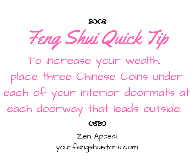 Feng Shui Quick Tip, three Chinese Coins, 1 inch Chinese Coin, Chinese Coins