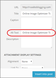 How to add alt tag to post image