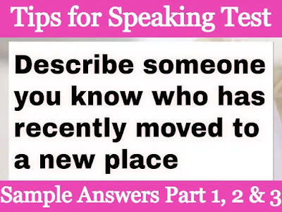 Talk About a Group Activity That You Enjoyed Sample Answer Earlier we regularly conduct Speaking Test Samples with Answers 2023 zoom sessions, so many members request us on whatsapp ielts free preparation group about ielts speaking sample answers, so we are going to start it again, here we will add sample answers of the latest ielts speaking tests all over the world. As you know in case of ielts speaking section, questions are repeated most of the time, so sample answers of the latest actual real speaking tests all over the world are really helpful for the ielts aspirants for ielts speaking preparation. No need to learn these sample answers by heart, just get idea how to speak on different question types and try to make you own adding these information too in your own way.  In this article we are going to add the Speaking Test Samples with Answers 2023 which was conducted in IRAN, one of the members of our ielts whatsap group share this with us recently. As questions are repeated from past examination questions, so try to practice these new questions, they may come in your real test. Second important thing about this article is, it have Tips for Speaking Test covering all three section of the ielts speaking test.  Some Tips to Help You Create Effective and Well-Structured Answers for IELTS Speaking Questions, Tips for Speaking Test:  Understand the question: Take a moment to fully comprehend the question before responding. Pay attention to the keywords, as they can guide you on what information to include in your answer.  Provide a direct response: Address the question directly and avoid going off-topic. If the question asks for your opinion, make sure to clearly express it.  Organize your thoughts: Take a few seconds to organize your ideas before speaking. You can mentally create an outline or jot down a few key points to ensure a coherent response.  Use complete sentences: Speak in complete sentences to showcase your language skills. Avoid responding with only one-word answers or incomplete phrases.  Develop your answer: Elaborate on your response by providing relevant details, examples, and explanations. This will demonstrate your ability to express ideas and support them effectively.  Use a range of vocabulary: Aim to incorporate a variety of vocabulary words and phrases into your answers. This will showcase your lexical resource and help you avoid repetition.  Employ grammatical structures: Demonstrate your understanding of different grammatical structures by using a range of tenses, clauses, and sentence types. This will enhance the complexity of your speech. Pay full attention to the question, how it is being asked in which tense, if its past than reply in past, if in future than reply in future, and if its about present than reply using present tense, its very important, take care of questions tense.  Practice pronunciation and intonation: Work on your pronunciation and intonation to ensure clear communication. Practice stressing key words and using appropriate intonation patterns to convey meaning effectively.  Be mindful of fluency: Try to maintain a steady pace while speaking and avoid long pauses or excessive hesitations. Practice speaking at a natural speed to enhance your fluency.  Monitor your timing: Pay attention to the time limit for each question and make sure your response fits within that timeframe. Practice speaking within the given time constraints to ensure you can complete your answer comfortably.  Remember, regular practice and familiarization with the IELTS Speaking test format will greatly improve your performance. Consider seeking feedback from a language tutor or participating in mock speaking exams to refine your skills further.  Speaking Test Samples with answers 2023 Part 1, IRAN: Question 1: What is your full name?  Sample Answer: My full name is ------------. Question 2: Can I see your ID?  Sample Answer: Certainly, here is my ID. Question 3: Do you work or study?  Sample Answer: I currently work as a teacher in an academy and I do home teaching too. Question 4: Do you like your workplace?  Sample Answer: Yes, I really enjoy working at my workplace. The environment is dynamic and the team is supportive, which makes it a positive and motivating place to be. Question 5: Would you like to make any changes to your workplace?  Sample Answer: If I were to make any changes to my workplace, I would suggest having more flexible working hours. This would allow employees to have a better work-life balance and accommodate personal commitments more easily. Question 6: Have you ever been to an art gallery?  Sample Answer: Yes, I have been to several art galleries. I find them fascinating and enjoy exploring different forms of artistic expression. Question 7: Do you think it's important to go to art galleries?  Sample Answer: Absolutely, I believe it is crucial to visit art galleries. Art galleries provide a platform to appreciate and engage with various forms of art, such as paintings, sculptures, and installations. They offer an opportunity to broaden our perspectives, stimulate creativity, and gain insights into different cultures and historical periods. Question 8: Do you think parents should encourage children to visit art galleries? Sample Answer: Yes, parents should definitely encourage their children to visit art galleries. Art can inspire imagination, enhance cognitive skills, and foster emotional development in children. By exposing children to art at a young age, parents can help cultivate their appreciation for creativity, cultural diversity, and self-expression. Additionally, art galleries often organize educational programs and workshops specifically designed for children, making it a valuable learning experience. Remember, these answers are just examples, and it's important to personalize them based on your own experiences and opinions. Additionally, make sure to provide specific details and examples to support your answers.  Some Tips Specifically for IELTS Speaking Part 1, Tips for Speaking Test:  Be prepared: Familiarize yourself with common topics that frequently appear in Part 1, such as family, work, hobbies, and travel. Practice answering questions related to these topics to build your confidence.  Expand your answers: While Part 1 questions are generally straightforward, try to provide more than just one-word answers. Expand on your response by including additional details, examples, or personal experiences. This will demonstrate your ability to speak at length and showcase your language skills.  Use relevant vocabulary: Incorporate specific and descriptive vocabulary words related to the topic. This will show your range of vocabulary and help you express your ideas more precisely. For example, instead of saying "I like movies," you can say "I'm particularly fond of watching thought-provoking documentaries and thrilling action films."  Express opinions: Part 1 questions often ask for your opinions. Be ready to share your thoughts on various topics, and remember to justify your opinion with supporting reasons. This demonstrates your ability to express personal views and develop arguments.  Practice fluency and coherence: Part 1 questions are designed to assess your fluency and coherence. Practice speaking at a natural pace and maintain a smooth flow of speech. Avoid long pauses or overly rehearsed responses.  Pay attention to grammar: While you don't need to use overly complex grammatical structures, strive for accuracy in your grammar usage. Make sure to use correct verb tenses, subject-verb agreement, and appropriate sentence structures.  Develop your pronunciation: Aim for clear pronunciation by enunciating words and sounds accurately. Pay attention to word stress and intonation patterns to convey meaning effectively.  Be an active listener: Show engagement and interest in the examiner's questions by listening attentively. This will help you respond appropriately and address the question effectively.  Maintain eye contact: Maintain eye contact with the examiner while speaking. This demonstrates confidence and helps create a connection between you and the examiner.  Relax and be yourself: Remember that the examiner is there to assess your language skills, not judge you personally. Stay relaxed, be yourself, and speak naturally. Show your personality and enthusiasm for the topics discussed.  Practicing with a language partner or a tutor can greatly enhance your performance in IELTS Speaking Part 1. Additionally, recording and reviewing your practice sessions can help you identify areas for improvement and refine your speaking skills.  Some tips for IELTS Speaking Part 2, also known as the Cue Card section, Tips for Speaking Test:  Understand the cue card: Take a few moments to thoroughly read the cue card and understand the topic and instructions. Pay attention to the prompts provided and think about how you can structure your response accordingly.  Plan your response: Use the preparation time (usually one minute) to brainstorm and outline your ideas. Jot down key points or a brief outline to guide your response. This will help you stay organized and focused during your speech.  Structure your answer: Organize your response into clear paragraphs or sections. A common structure includes an introduction, main points, and a conclusion. This structure helps you deliver a coherent and well-organized response.  Use linking words: Utilize appropriate linking words and phrases to connect your ideas and make your speech flow smoothly. Examples of linking words include "firstly," "in addition," "moreover," and "finally." These help to create a logical and cohesive speech.  Elaborate on each point: Develop each main point with relevant details, examples, and explanations. This adds depth and richness to your response, showcasing your ability to provide supporting information.  Use descriptive language: Employ vivid and descriptive language to paint a picture for the examiner and engage their interest. This enhances the quality of your response and demonstrates your ability to use language effectively.  Maintain coherence: Ensure that your response is cohesive and connected. Use transition words and phrases to smoothly move between ideas and maintain the logical flow of your speech.  Manage your time: Keep track of the time allotted for your response (usually two minutes) and pace yourself accordingly. Practice delivering your response within the time limit to avoid rushing or running out of time.  Practice pronunciation and intonation: Focus on clear pronunciation and appropriate intonation to effectively convey your message. Pay attention to word stress, rhythm, and intonation patterns to enhance your speech.  Be confident and fluent: Show confidence in your speaking by maintaining a steady pace and avoiding long pauses or hesitations. Aim for a natural and fluent delivery that showcases your language skills.  Remember, practicing with cue cards and recording yourself can be valuable for self-assessment and improvement. Consider seeking feedback from a tutor or language partner to further enhance your performance in IELTS Speaking Part 2. Speaking Test Samples with Answers 2023 Part 2, Cue Card: Talk About a Group Activity That You Enjoyed Sample Answer  Cue Card: Describe a time you went out with one or two friends and did an activity together. You should say  •	who you did it with,  •	when you did it,  •	why it was memorable,  •	and explain whether or not you would like to do it again, and why.  Sample Answer: One memorable outing I had with a couple of friends was when we went hiking in the nearby mountains. It was a thrilling experience that I cherish till this day. I embarked on this adventure with my close friends, Emily and Mark. We decided to go hiking during our summer break when the weather was perfect for outdoor activities. We chose a popular trail that led us to the summit of a stunning mountain. The entire hike was an exhilarating and challenging journey. We faced steep slopes, slippery paths, and unpredictable weather conditions. However, the stunning views of the lush green valleys and distant peaks motivated us to keep going. We navigated through dense forests, crossed gushing streams, and encountered various flora and fauna along the way. We had packed a delicious picnic lunch, which we enjoyed at a serene spot near a crystal-clear waterfall. What made this outing even more memorable was the bond we shared. Throughout the hike, we encouraged and supported each other, especially during the tough stretches. We laughed, shared stories, and celebrated small victories together. It strengthened our friendship and created lasting memories. As for whether I would like to do it again, the answer is a resounding yes. The hiking trip was an incredible adventure that brought us closer and allowed us to appreciate the beauty of nature. It not only provided physical exercise but also a sense of accomplishment. I believe repeating such activities with friends helps create stronger connections and allows us to escape the hustle and bustle of daily life. It rejuvenates the mind and body while fostering a deep sense of camaraderie. So, I would love to plan another hiking trip with my friends in the future. Remember, this is just a sample answer, and you should develop your own response using personal experiences and language skills. Feel free to add more details, emotions, and specific examples to make your answer more engaging and authentic.  Some Tips for IELTS Speaking Part 3, Tips for Speaking Test: Understand the context: Part 3 of the IELTS Speaking test involves a more in-depth discussion on the topic introduced in Part 2. Make sure you understand the context and the specific aspect of the topic being addressed in Part 3.  Develop your answers: Part 3 questions often require you to provide more elaborate responses and express your opinions with supporting arguments. Take your time to think about your answers and consider various perspectives before responding.  Provide balanced responses: When expressing your opinions, try to present a balanced view by considering both sides of the argument. This demonstrates your ability to critically analyze a topic and present a well-rounded response.  Use examples and evidence: Support your opinions with relevant examples, statistics, or personal experiences. This adds credibility to your response and shows your ability to provide concrete support for your arguments.  Connect ideas: Make connections between different aspects of the topic and link your responses to the examiner's questions. Use appropriate transition words and phrases to create a coherent and cohesive speech.  Expand your vocabulary: Aim to use a wide range of vocabulary words and phrases to express your ideas accurately and precisely. This showcases your lexical resource and helps you convey meaning effectively.  Pay attention to grammar: Ensure your grammar usage is accurate and appropriate. Use complex sentence structures, such as conditionals or passive voice, to demonstrate your understanding of English grammar.  Practice active listening: Show active listening by carefully considering the examiner's questions and responding directly to them. This demonstrates your ability to engage in a meaningful conversation and address specific points.  Engage in a dialogue: Treat Part 3 as a conversation rather than a monologue. Be open to discussing different viewpoints and engaging in a discussion with the examiner. This showcases your ability to communicate effectively in a real-life situation.  Stay calm and confident: Part 3 can be more challenging, but maintain your composure and confidence. Take a moment to gather your thoughts before responding, and speak with clarity and conviction.  Remember, practice is key to improving your performance in IELTS Speaking Part 3. Engage in mock speaking sessions, participate in discussions on various topics, and seek feedback from tutors or language partners to enhance your skills.  Speaking Test Samples with Answers 2023 IELTS Speaking Part 3:  Question 1: Do you think it's important for countries to work together on global issues? Why? Sample Answer: Yes, it is crucial for countries to work together on global issues. Global challenges, such as climate change, terrorism, and economic instability, transcend national borders and require collective efforts to find effective solutions. No single country can tackle these issues alone. Cooperation among nations allows for the sharing of resources, expertise, and best practices, leading to more comprehensive and sustainable solutions. Additionally, working together promotes mutual understanding, fosters peace, and strengthens diplomatic relations among countries. Question 2: In what ways can countries work together to address global challenges effectively? Sample Answer: Countries can work together in several ways to address global challenges effectively. Firstly, they can collaborate through international organizations and forums, such as the United Nations and G20, to establish frameworks, guidelines, and agreements that address common global issues. Secondly, countries can pool their resources, both financial and technological, to support initiatives and projects aimed at solving these challenges. Thirdly, sharing knowledge, research, and expertise can contribute to finding innovative solutions. Lastly, diplomatic negotiations and dialogue are crucial for building consensus and fostering cooperation among nations. Question 3: Can you give me some examples of global issues that require international cooperation? Sample Answer: There are numerous global issues that require international cooperation. Climate change, for instance, necessitates collaborative efforts to reduce greenhouse gas emissions, develop renewable energy sources, and adapt to the impacts of climate change. Terrorism and cybersecurity are other critical issues that demand global cooperation in intelligence sharing, law enforcement, and counterterrorism measures. Additionally, economic crises, pandemics, and poverty are global challenges that can be effectively addressed through international cooperation and coordinated policies. Question 4: How can global unity and collaboration contribute to economic development? Sample Answer: Global unity and collaboration contribute significantly to economic development. When countries work together, they can foster trade partnerships, promote investments, and facilitate the flow of goods and services across borders. This cooperation enhances economic integration, creates employment opportunities, and stimulates economic growth. Additionally, collaboration in research and development, innovation, and technology transfer can lead to breakthroughs and advancements that benefit economies worldwide. By sharing knowledge and resources, countries can collectively address economic challenges and create a more inclusive and sustainable global economy. Question 5: Are there any challenges that countries face when working together on global issues? Sample Answer: Yes, there are challenges that countries face when working together on global issues. One of the main challenges is the difference in national interests and priorities. Countries may have diverse political, economic, and social contexts, making it difficult to reach consensus on certain issues. Additionally, issues of sovereignty, power dynamics, and unequal distribution of resources can hinder cooperation. Moreover, bureaucratic processes, slow decision-making, and lack of coordination among nations can delay progress in addressing global challenges. Question 6: Do you think language barriers are an obstacle to global unity and cooperation? Why or why not? Sample Answer: Language barriers can indeed be an obstacle to global unity and cooperation. Effective communication is vital for collaboration, negotiation, and understanding among nations. When there is a lack of a common language or proficiency in languages, misunderstandings can occur, leading to miscommunication and hindered cooperation. However, it's important to note that language barriers can be overcome through language translation services, interpreters, and language learning initiatives. Additionally, the use of English as a global lingua franca facilitates communication among diverse nations and promotes smoother international collaboration. Remember, these sample answers are for reference purposes, and it's crucial to develop your own answers using your personal experiences and language proficiency. Make sure to provide specific examples, elaborate on the points mentioned