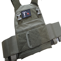 Slick plate carrier