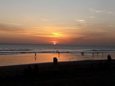 sunset pantai balangan