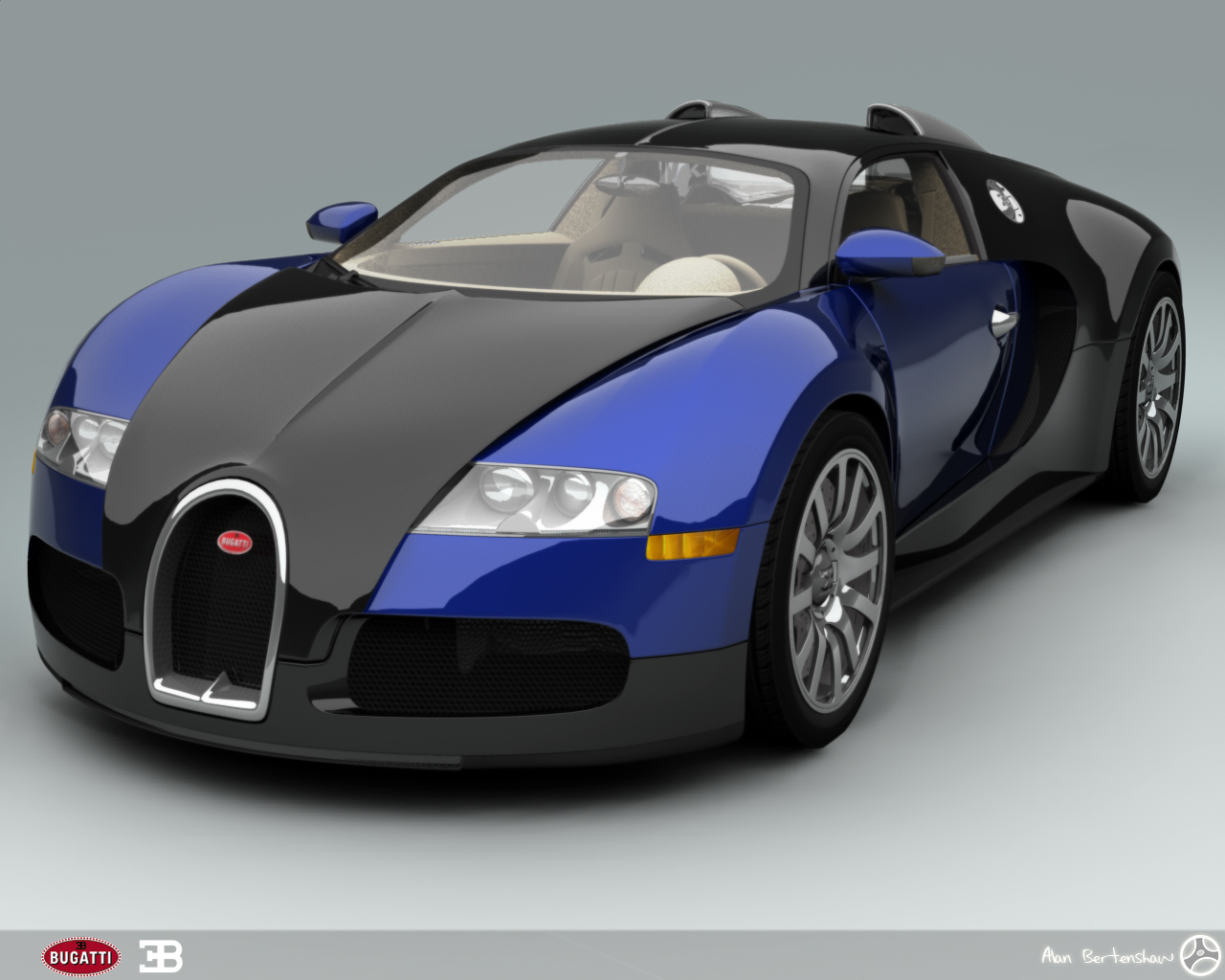 bugatti veyron blue  Cool Car Wallpapers