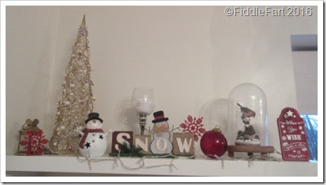 Christmas Display Shelf Festive Shelves