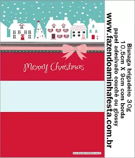 Retro Christmas: Free Printable Candy Bar Labels.