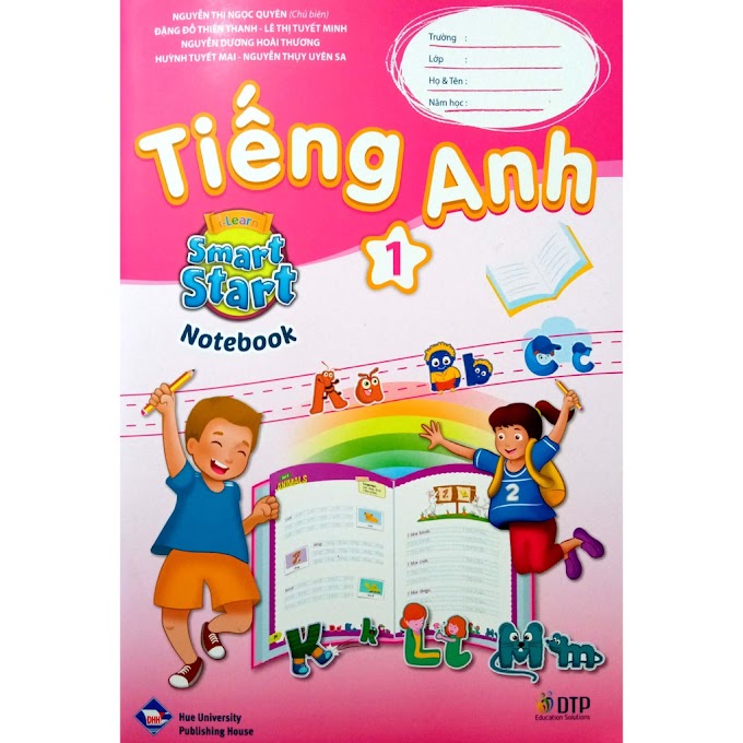 [ ducduygol ] [LIFEMALL6699K giảm 15% đơn 99K] Sách Tiếng Anh ilearn Smart Start 1 Notebook