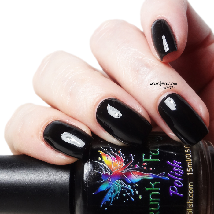 xoxoJen's swatch of Drunk Fairy  Polish: Blackout