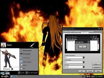 Final fantasy iii desktop theme