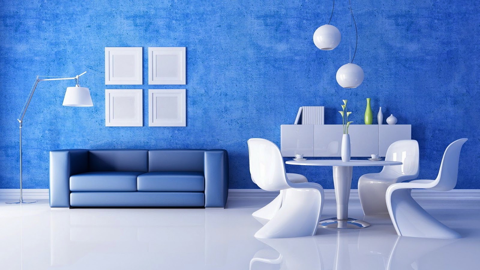 100 Wallpaper Dinding Kamar Tidur Warna  Biru  Wallpaper 
