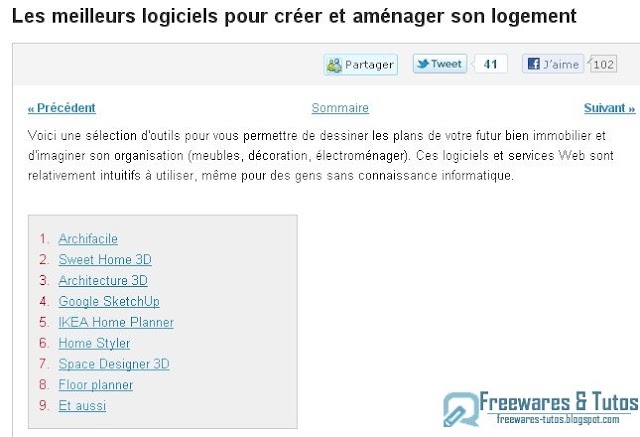 Le site du jour : Les meilleurs logiciels pour créer et aménager son logement